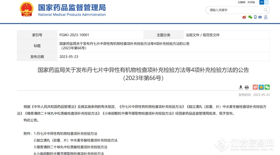 感冒常用藥——小柴胡顆粒中黃芩提取物檢查項補(bǔ)充檢驗方法應(yīng)對方案